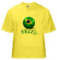 World cup 2006 t-shirts Brazil soccer shirts