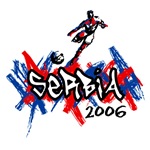 Serbia and Montenegro soccer shirt d488